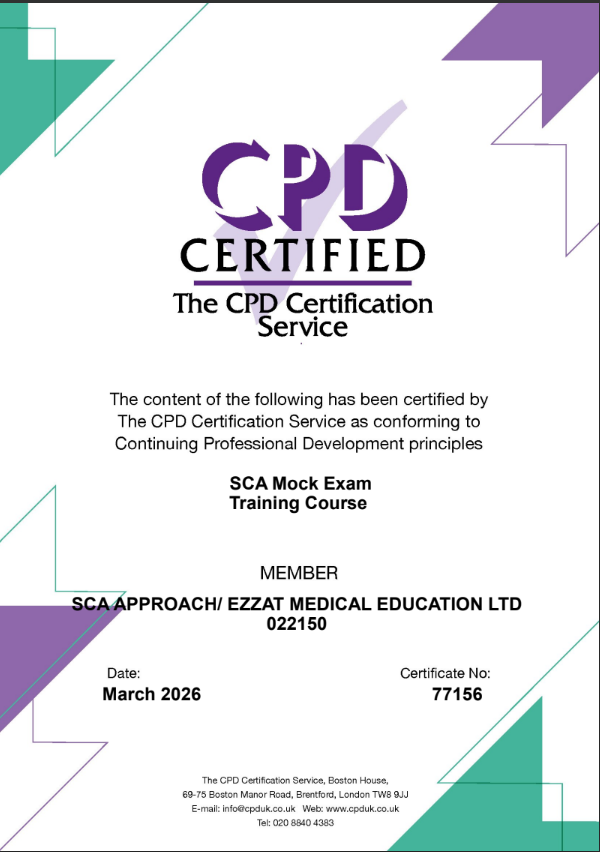 Our mock exam is CPD approved